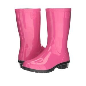 UGG Kids RAANA Rain Boots Diva Pink SZ 13
